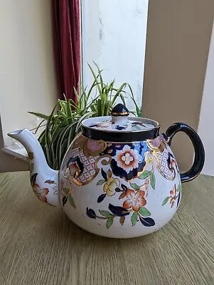 Buy Antique Royal Stanley Ware Very Large Imari Teapot Over 3 Pints Beautiful  • 44.95£