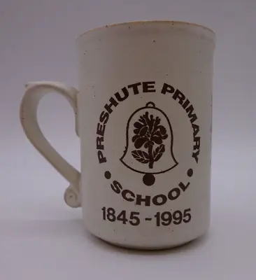 Buy Earthenware Mug Preshute Primary School Manton Wilts 150 Years VGC Handmade #17 • 6£
