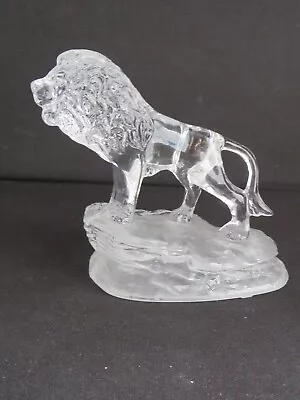 Buy Cristal D'Arques France Lead Crystal Glass Lion Ornament. In Lovely Condition • 10£