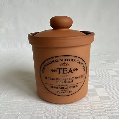 Buy The Original Suffolk Canister ' Tea ' By Henry Watson Pottery • 14.99£