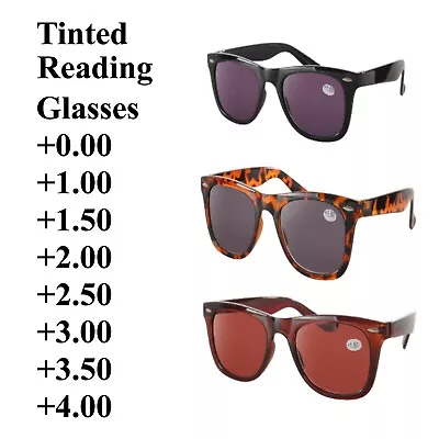 Buy Sun Readers Tinted Reading Glasses SR05 +0.00 To +4.00 Sunglasses UV400 • 6.95£