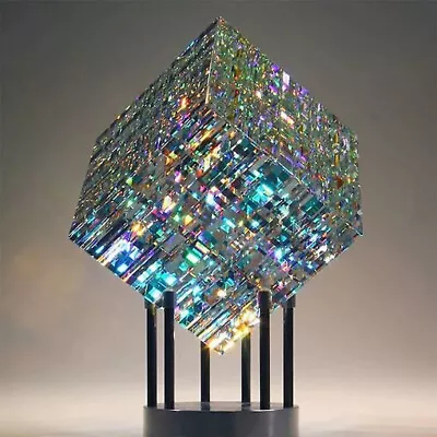 Buy Magiks Chromas Cubes Crystal Statues Modern Art Sculpture Home Decor Ornaments • 31.40£