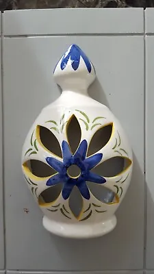 Buy Spanish Ceramic Flower Wall Sconce • 20£