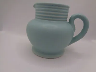Buy Vintage Langley Pottery Blue Jug • 10£
