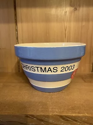 Buy T G Green Cornishware Special Edition Christmas 2005 Pudding Bowl ￼ • 14£