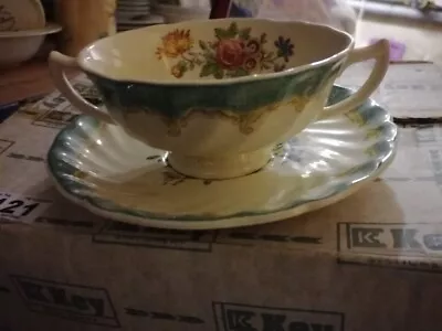 Buy Royal Doulton RDA1137 Kingswood Soup Cup & Stand Good Condition Good Value • 9.95£