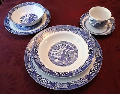 Buy Royal Cuthbertson Blue Willow Collectible Replacement Pieces Blue White • 6.80£