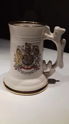 Buy Queen Elizabeth II Silver Jubilee Tankard Prinknash Pottery P X • 5£