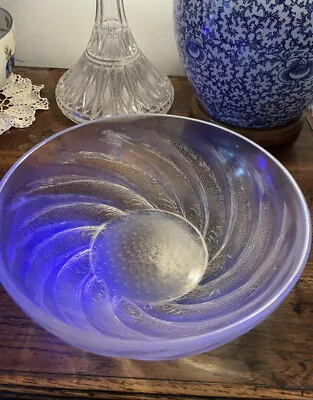 Buy A Stunning Rene Lalique Glass Poisson ( Fish) Glass Bowl. Free Postage. • 474£