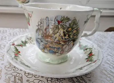 Buy Royal Doulton Brambly Hedge Gift Collection Cup & Saucer  -  Merry Midwinter • 125£