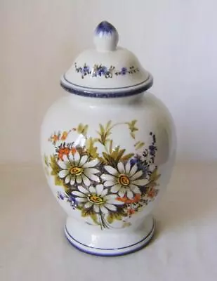 Buy Vintage Italian Faience Vase With Handpainted Flowers: Marked  Bassano  • 12£