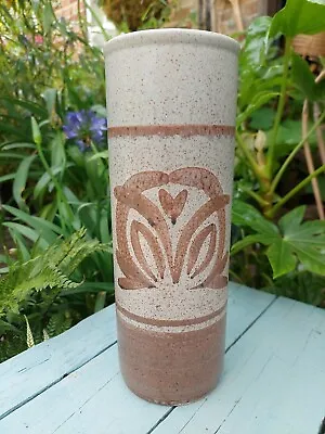 Buy Cinque Ports Pottery The Monastery Rye Cylinder Vase 26cm • 10£