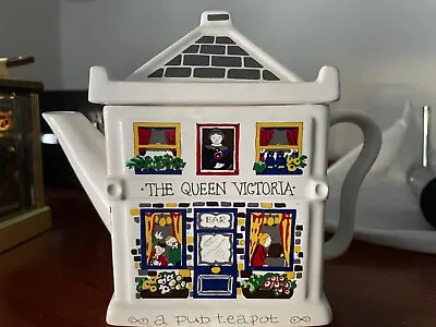 Buy Queen Vic Wade Teapot Collectables English Life Series Pub House Ceramic • 5£