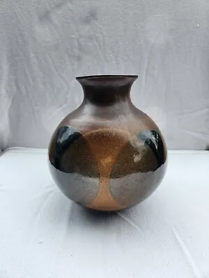 Buy Circa 1970s Robert Maxwell For Pottery Craft Overlapping Circle Motif Vase • 144.11£