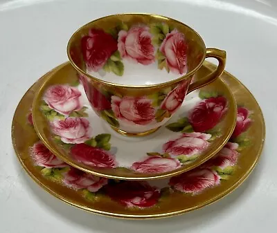 Buy Vintage Royal Albert Crown China Old English Rose Tea Trio Cup Saucer Plate • 6.50£