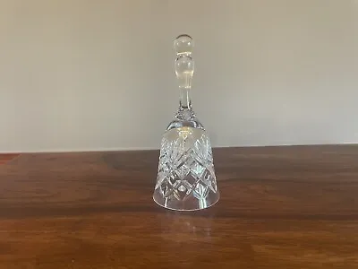 Buy Small Vintage Crystal Cut Glass Bell • 5£