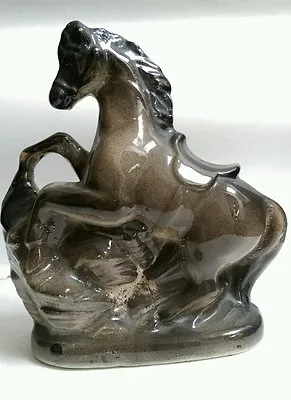 Buy Antique Scottish Pottery Ware Of A Rearing Horse C.1880 • 25£