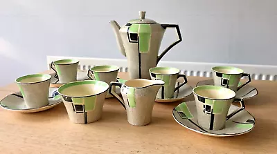 Buy Antique Art Deco Barker Bros. Tudor Ware - 15 Piece Tea Set - Pot Jug Cup Saucer • 50£