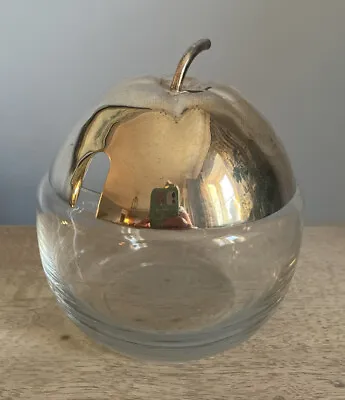 Buy Charming Small Glass Pot In Form Of An Apple With A Pewter Lid 🍏🍎 • 6.50£