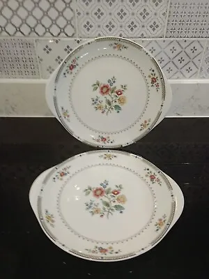 Buy Royal Doulton Kingswood TC1115 Pair Of Eared Cake / Bread Plates 10.5  Wide  • 9.99£