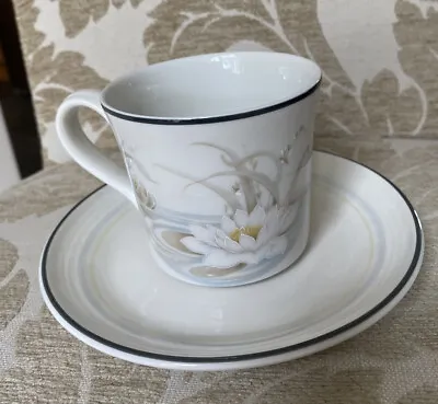 Buy Royal Doulton Lambethware Fresh Flowers Hampstead Cup And Saucer Waterlily VGC • 4£