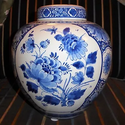 Buy !!! Royal Delft De Porcelene Fles Beautiful Big Old Can Ceramic!!!! • 166.76£
