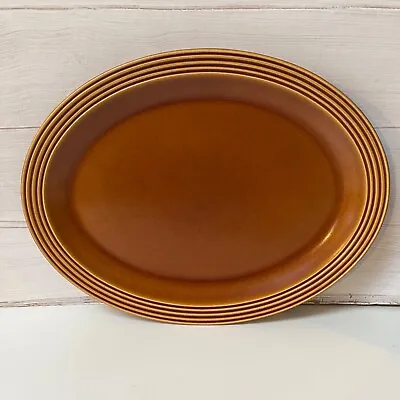 Buy Vintage Hornsea Saffron Large Platter Serving Dish Oval 35cms 1974 1970s • 14£