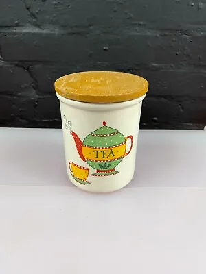Buy TG Green Cloverleaf Teapot Cup Saucer Earthenware Tea Storage Jar With Lid • 15.99£