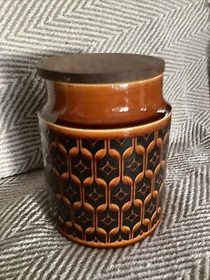 Buy Vintage Hornsea Pottery Heirloom Plain Ceramic Storage Jar With Lid 6” High • 6£