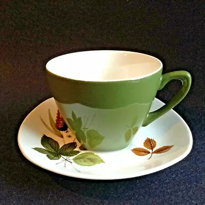 Buy MINT Vintage RIVERSIDE Cup & Saucer MIDWINTER Pottery JOHN RUSSEL Coffee Tea 60s • 3.50£