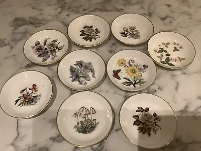 Buy 9x Vintage Bone China Pin Dishes Small 8 Royal Worcester 1 Wedgwood • 18£
