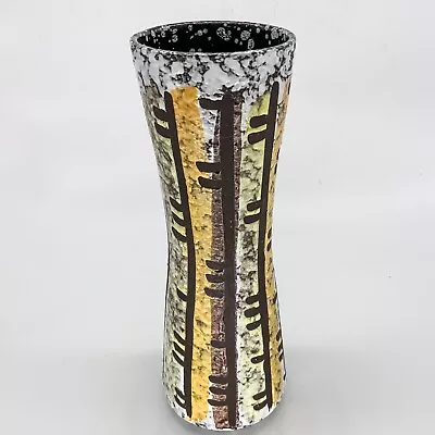 Buy Strehla Brutalist German Studio Pottery Vase 70s 30cm • 65£