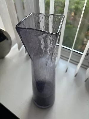 Buy Amethyst Glass Vase Vintage • 20£