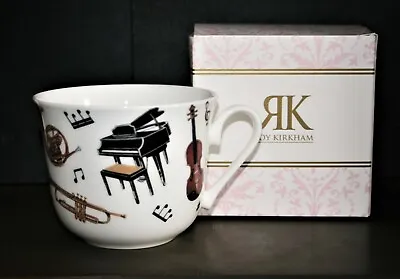 Buy Boxed Roy Kirkham Large Breakfast Cup  'Concert' Fine Bone China NEW • 10£
