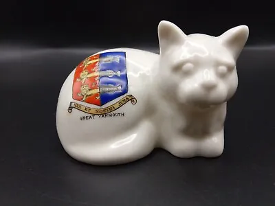 Buy Crested China - GREAT YARMOUTH Crest - Cat, Sitting - The Foley China. • 8£