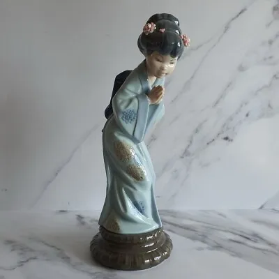 Buy Lladro Japanese Sayonara Girl Figurine Hand Made In Spain Collectables Great  • 65£