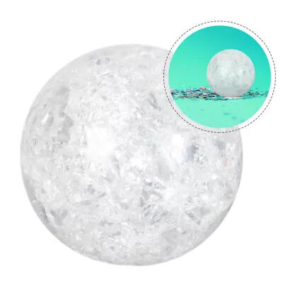 Buy Decorative Crystals Large Clear Ornaments Sphere Crash Glass Office • 20.55£