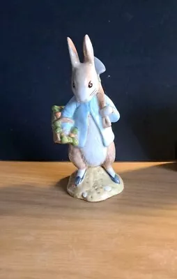 Buy Lovely Vintage Beswick Beatrix Potter Peter Rabbit Gardening Figurine • 17.95£
