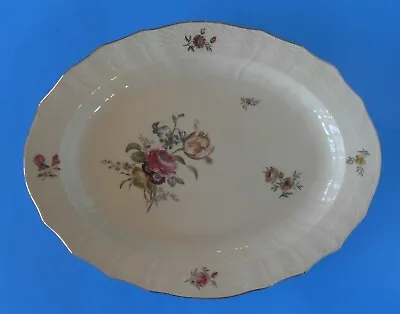 Buy Vintage Royal Copenhagen China Frijsenborg 14  Oval Platter Flowers #1556 • 20.11£