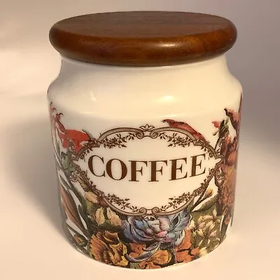 Buy Dunoon Coffee Storage Jar Flora Vintage Ceramic Stoneware Canister Scotland Rare • 14.99£