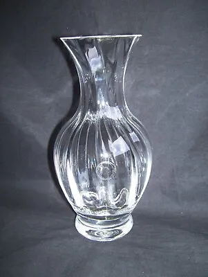 Buy Dartington Glass Vase. With Sticker & Etched Mark To Base. • 5.99£