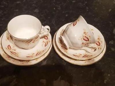 Buy Two Gainsborough Fine Bone China Tea Cups And Saucer • 5£