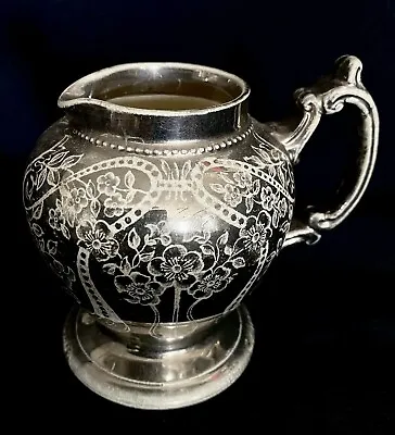 Buy Lovely Rare Antique Vintage Arthur Wood Silver Lustre Pottery Milk Jug 10cmH  • 15£