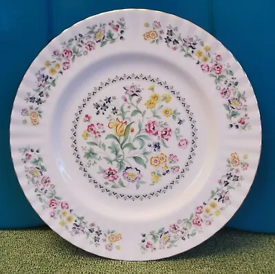 Buy Royal Kent Bone China Dinner Plate, Floral Design With Gilt Edge. (approx 26cm) • 8.90£