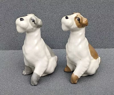Buy Szeiler 2 X Terrier Dogs, 1 Brown, 1 Grey, Both In Good Condition. • 14£