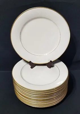 Buy Noritake Tulane Dinner Plate (s) 7562 Ivory China Gold Trim Japan 12 Available • 9.45£
