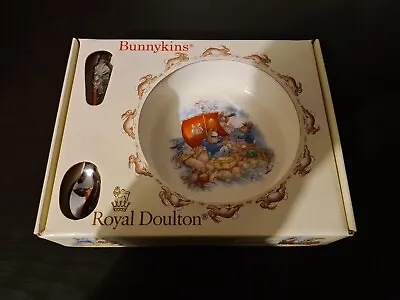Buy Vintage Royal Doulton Bunnykins 2 Piece Childrens Nursery Set Bowl And Spoon • 22£