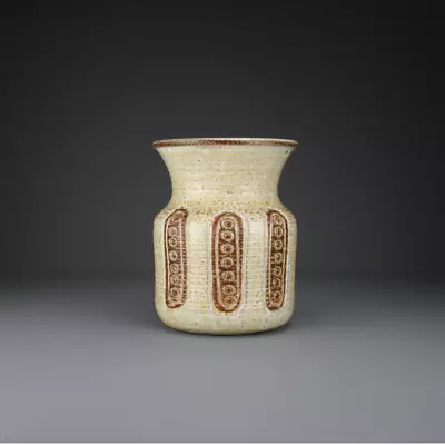 Buy Large Marcel Giraud Mid-century Stoneware Vase France 22cm • 50£