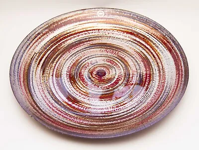 Buy Monna Hand Made Large Glass Statement Bowl Decorative Platter Dish • 31£