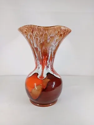 Buy Pottery Vallauris Drip Glaze Lava Vase • 40£